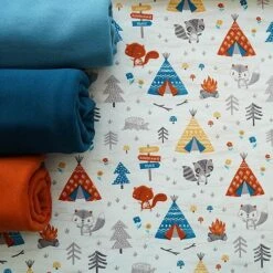 Bio Jersey Motiv Abenteuercamp Von Stoffonkel -TextilKreativ Verkaufsgeschäft Abenteuercamp von Stoffonkel Bio Jersey Motiv 982 3