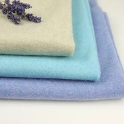 Bio Baumwollfleece Stoff Antiqua Hellblau Meliert Stoffonkel -TextilKreativ Verkaufsgeschäft Antiqua hellblau meliert Stoffonkel Bio Baumwollfleece 537 3