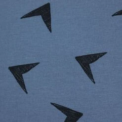 Bio Jersey Arrowhead In Dusty Blue Von Bloome Copenhagen -TextilKreativ Verkaufsgeschäft Arrowhead in dusty blue von Bloome 1555 2