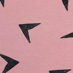 Bio Jersey Arrowhead In Old Rose Von Bloome Copenhagen -TextilKreativ Verkaufsgeschäft Arrowhead in old rose von Bloome 1556 2