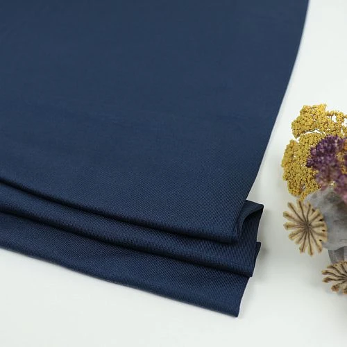 BASIC STRETCH JERSEY In Blueberry Von Meet Milk 1 BASIC STRETCH JERSEY In Blueberry Von Meet Milk