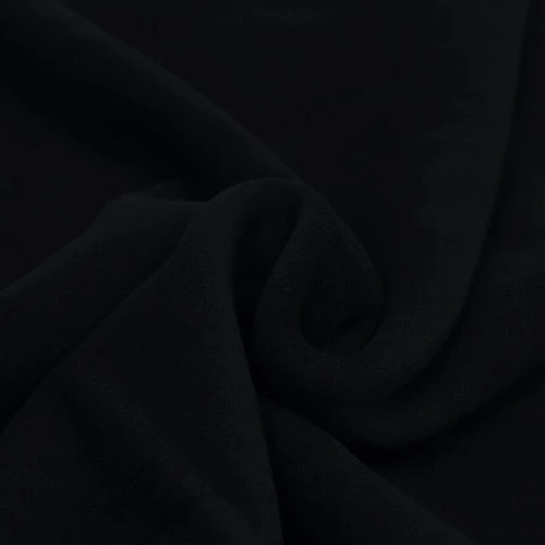 Bio Baumwollfleece Stoff Schwarz Von Fabrilogy 2 Bio Baumwollfleece Stoff Schwarz Von Fabrilogy – Bild 2