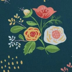 Bio Popeline Baumwollstoff Bouquet On Teal Von Monaluna 5 Bio Popeline Baumwollstoff Bouquet On Teal Von Monaluna -TextilKreativ Verkaufsgeschäft Baumwollstoff Bouquet on Teal von Monaluna 1768 2