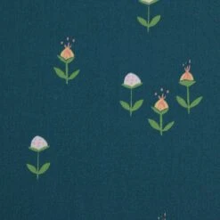 Bio Popeline Baumwollstoff Clover On Teal Von Monaluna 5 Bio Popeline Baumwollstoff Clover On Teal Von Monaluna -TextilKreativ Verkaufsgeschäft Baumwollstoff Clover on Teal von Monaluna 1770 2