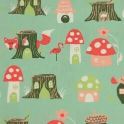 Bio Popeline Baumwollstoff Elvendale Vert Von Monaluna -TextilKreativ Verkaufsgeschäft Baumwollstoff Elvendale Vert von Monaluna Bio 1906 2