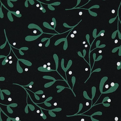 Bio Popeline Baumwollstoff Festive Foliage Aus Der Serie Jingle Mingle Von Cloud9 3 Bio Popeline Baumwollstoff Festive Foliage Aus Der Serie Jingle Mingle Von Cloud9 – Bild 3