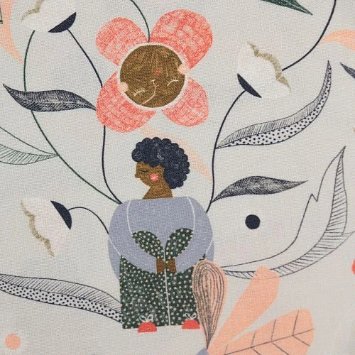 Bio Popeline Baumwollstoff Garden Gather Aus Der Serie Bloom Together Von Cloud9 3 Bio Popeline Baumwollstoff Garden Gather Aus Der Serie Bloom Together Von Cloud9 – Bild 3
