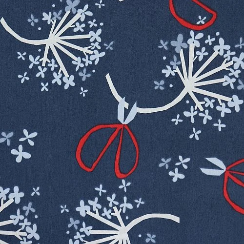 Bio Popeline Baumwollstoff Hydrangea Blau Von Monaluna 3 Bio Popeline Baumwollstoff Hydrangea Blau Von Monaluna – Bild 3