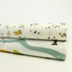 Bio Popeline Baumwollstoff Meadow Run Weiß Von Birch Fabrics -TextilKreativ Verkaufsgeschäft Baumwollstoff Meadow Run weiss von Birch 250 2