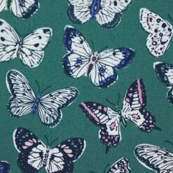 Bio Popeline Baumwollstoff Monarch Aus Der Serie Perennial Von Cloud9 -TextilKreativ Verkaufsgeschäft Baumwollstoff Monarch aus der Serie Perennial 1582 2