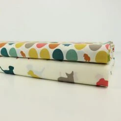 Bio Popeline Baumwollstoff The Show Multi Weiß Von Birch Fabrics -TextilKreativ Verkaufsgeschäft Baumwollstoff The Show Multi weiss von 253 2