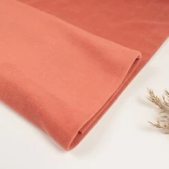 Bio Baumwollfleece In Copper Coin Von Stoffonkel