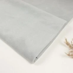 Bio Baumwollfleece In Grau Von Stoffonkel