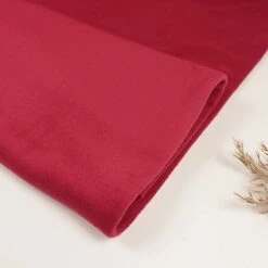 Bio Baumwollfleece In Kirsche Von Stoffonkel