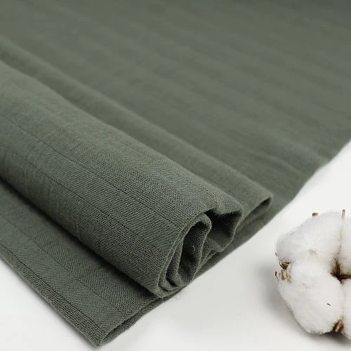 Bio Baumwollmusselin In Khaki Von Stoffonkel 1 Bio Baumwollmusselin In Khaki Von Stoffonkel