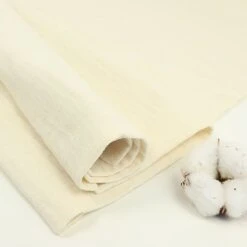 Bio Baumwollmusselin In Natur Von Stoffonkel