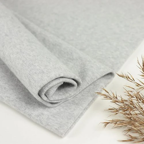 Bio Bündchen Stoff Meliert Nevis Hellgrau Stoffonkel 1 Bio Bündchen Stoff Meliert Nevis Hellgrau Stoffonkel