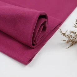 Bio Bündchen Stoff Uni Holunder Stoffonkel