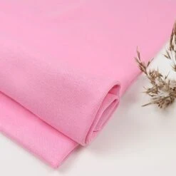 Bio Bündchen Stoff Uni Princess Pink Stoffonkel