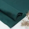 Bio Bündchen Stoff Uni Smaragd Stoffonkel