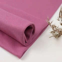 Bio Bündchen Stoff Uni Vintage Rose Stoffonkel