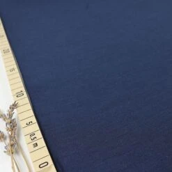 Bio Chambray Uni Nachtblau Von Amandine Cha