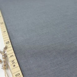 Bio Chambray Uni Nebelgrau Von Amandine Cha