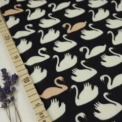 Bio Double Gauze Baumwollstoff Bevy Dusk Blau Von Birch Fabrics