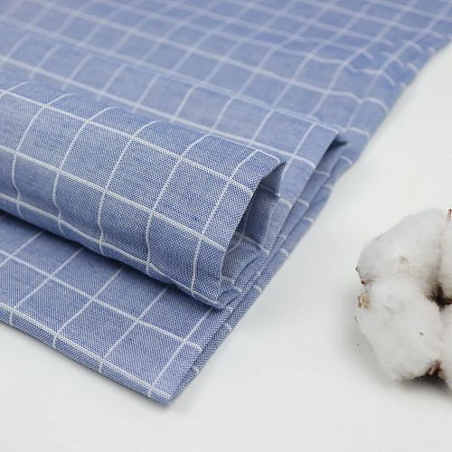 Bio Double Gauze Kariert In Hellblau U. Weiß Von Amandine Cha 1 Bio Double Gauze Kariert In Hellblau U. Weiß Von Amandine Cha