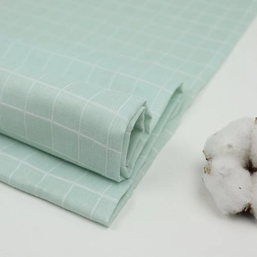 Bio Double Gauze Kariert In Mintgrün U. Weiß Von Amandine Cha 1 Bio Double Gauze Kariert In Mintgrün U. Weiß Von Amandine Cha