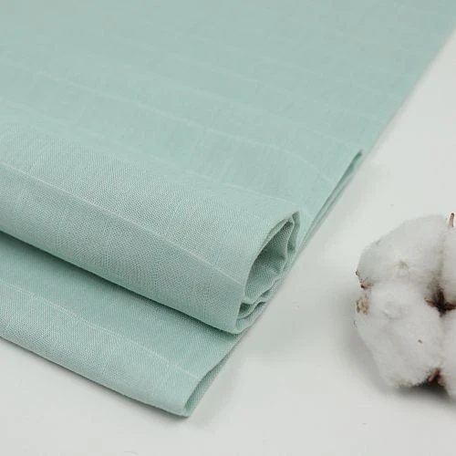 Bio Double Gauze Uni Kariert In Mintgrün Von Amandine Cha 1 Bio Double Gauze Uni Kariert In Mintgrün Von Amandine Cha