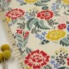 Bio Interlock Jersey Merry Floral Weiß Mit Blumen Von Birch Fabrics