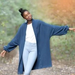 Bio Interlock Strick Uni Indigo -TextilKreativ Verkaufsgeschäft Bio Interlock Strick uni indigo 1499 5