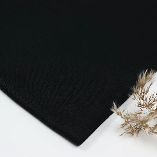 Bio Interlock Strick Uni Schwarz 1 Bio Interlock Strick Uni Schwarz