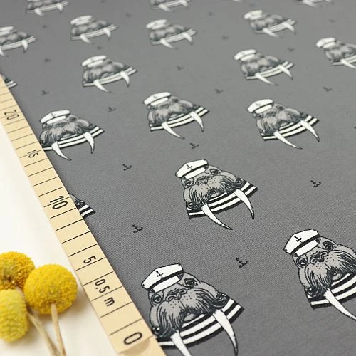 Bio Jersey Captain Walrus Grau Von Bloome Copenhagen 1 Bio Jersey Captain Walrus Grau Von Bloome Copenhagen