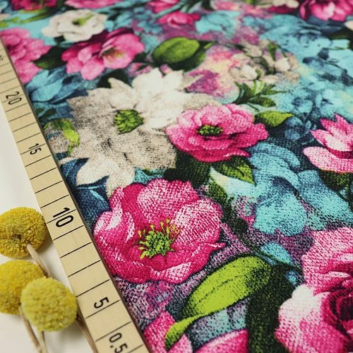 Bio Jersey Motiv Flower Garden Von Stoffonkel 1 Bio Jersey Motiv Flower Garden Von Stoffonkel