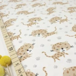 Bio Jersey Motiv Kimi Der Baby Leopard Von Stoffonkel