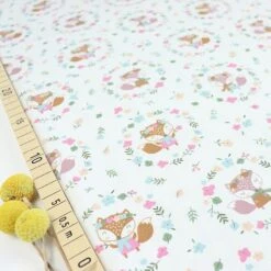 Bio Jersey Motiv Liese Und Lotte In Weiß Von Stoffonkel