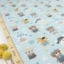 Bio Jersey Motiv Matrosen Von Stoffonkel