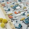 Bio Jersey Motiv Music Mit E-Gitarre Und Schalgzeug Von Stoffonkel In Grau