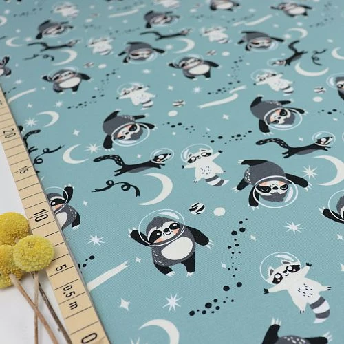 Bio Jersey Motiv Space Walker Von Stoffonkel 1 Bio Jersey Motiv Space Walker Von Stoffonkel