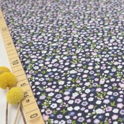 Bio Jersey Motiv Streublümchen In Lila Von Stoffonkel