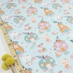 Bio Jersey Motiv Sweet Home Von Stoffonkel