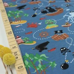 Bio Jersey Pirate Island In Jeans