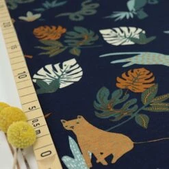 Bio Jersey Safari Animals In Navy