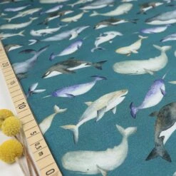 Bio Jersey Sea Creatures In Petrol