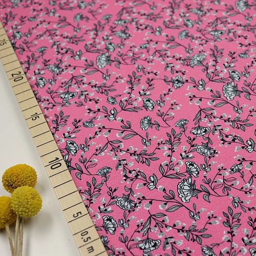Bio Jersey Stoff Blumenmotiv Nelke Rosa 1 Bio Jersey Stoff Blumenmotiv Nelke Rosa