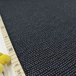 Bio Jersey Stoff Dotted Line Schwarz Von Stoffonkel
