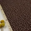 Bio Jersey Stoff Dotties Schoko Braun Von Stoffonkel