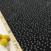 Bio Jersey Stoff Dotties Schwarz Von Stoffonkel